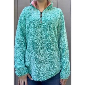 Simply Southern Size Large Sea-foam Green Sherpa